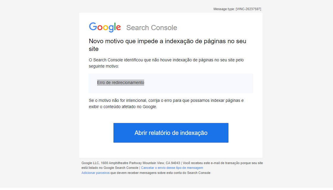 Erro De Redirecionamento – Search Console [Solução]