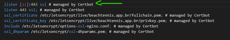 nginx [emerg] duplicate listen options for 443 [solved]